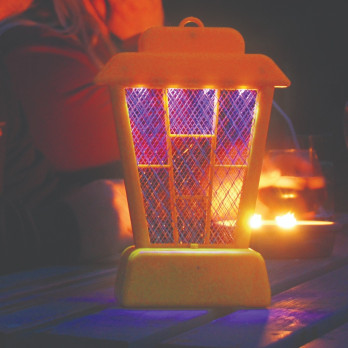 Zero In Bug Zapper Lantern kills nuisance biting flies and mosquitoes ideal for BBQs camping and caravanning