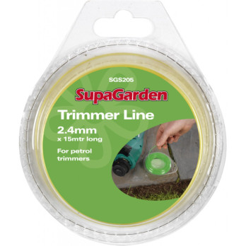 SupaGarden Trimmer Line 15m x 2.4mm - ideal for medium duty trimmers