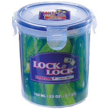 Lock & Lock Round Container 700ml - 101 x 118mm - 100% air moisture & liquid-tight