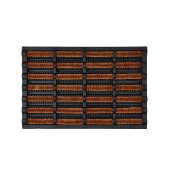 Groundsman Rubber & Coir Scraper Mat Length 36cm x Width 32cm