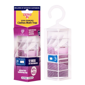 Zero In Demi-Diamond Clothes Moth Trap Protect woollens and natural fibres