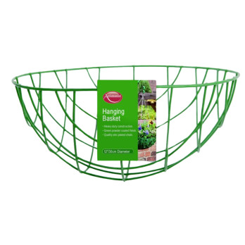 Ambassador Hanging Basket 30cm/12" Green