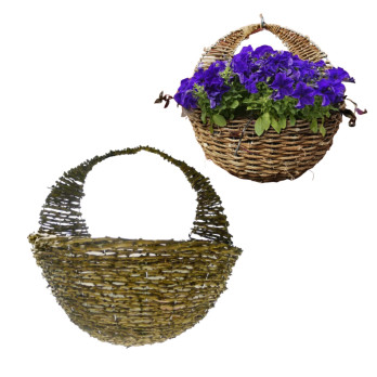 Ambassador Rattan Wall Basket 16"