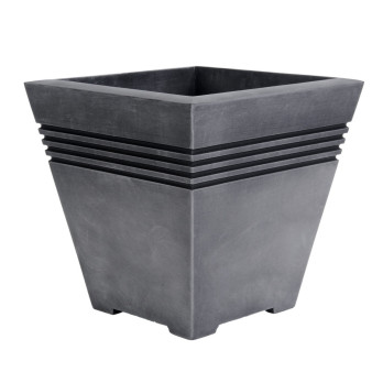 Sankey Milano Square Planter 32cm Pewter