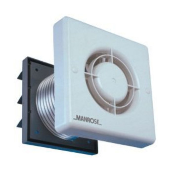 Manrose Extractor Fan + Pull 4"