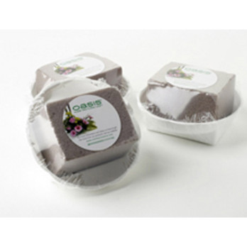 Oasis White Round Bowl - OASIS SEC Floral Foam 16 x 4cm