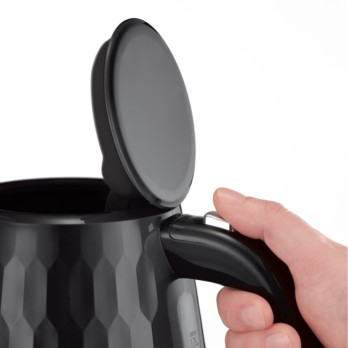 Russell Hobbs Black Honeycomb Kettle 3kW 1.7L capacity 360-Degree Base